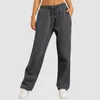 Damesbroeken Sportjogging Met fleece gevoerde joggingbroek Broek met rechte pijpen Bottom Joggers Workout Joggingbroek Bottom Basic Broek 16Kq #