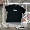 ジルサンダーTシャツデザイナーファッションクラシックジルサンダーシャツカジュアルメンズレタープリント印刷カップルTシャツシンプルスタイル特大Tシャツ217