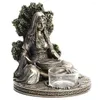 Decorative Figurines Exquisite Goddess Statue Candle Holder For Home Decor High-quality Materials Artistic Workmanship Celtic