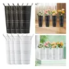 Vases 4Pcs French Floral Bucket Flowerpot Decor Umbrella Stand Holder Basket Flower