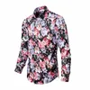 Camisas de hombre Cott Ropa vintage frs camisa Ropa coreana para hombres fi Playa Ropa para hombres Camisa de manga LG Top 1025 86N6 #