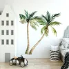 Stickers Modern Palm Tree Watercolor Removable Wall Sticker Nursery Wall Decals Vinyl Wallpaper Childrens Room Interior Home Decor Gifts