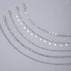 Bracelets de cheville coréen Simple Star pendentifs cheville ensemble pour femmes fille mode charmes géométrique Mtilayer pied chaîne bijoux fête 25064 Drop de Otbtl
