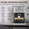 20 Bar Espresso Hine med mjölk Frorer Wand snabb uppvärmning, perfekt för hemmabaristor och husvagnar - Rikt, smakfullt kaffe