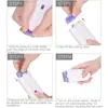 2 in 1 Women Shaver Instant Pain Free Lady Epilator Rechargeable Hair Remover Full Body Razor with Advanced Sense-Light 240320