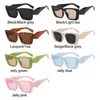 Óculos ao ar livre UV400 Big Frame Feminino óculos de sol quadrados Óculos de sol Trend Glasees feminino