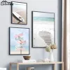 Accessori Cartello da spiaggia Tavola da surf Canvas Wall Art Poster Acropoli di Atene Altalena Oceano Bicicletta Stampe Immagine Dipinti nordici Decorazione della casa