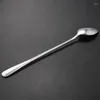 Coffee Scoops 3Pc Long Handle Stainless Steel Tea Spoon Cocktail Ice Cream Spoons Cutlery Pointed Head