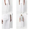 Mens Jeans Designer Kiton Mid-Rise Straight-ben Spring Autumn Dressed Long Pants For Man New Style White Denim Trousers Drop Deliv Otkga