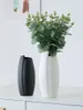 Vazen Witte Keramische Vaas Scandinavische Moderne Woonkamer Gedroogde Bloem Hydrocultuur Creatieve Thuis Desktop Decoratie Ambachten Ornament