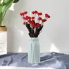 Vaser geometrisk blommor vas torkad behållare sovrum redskap droppbeständig heminredning bordsartiklar prydnad