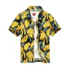 Camisa havaiana masculina cocut casual colorida floral impressa Fi Vacati Beachwear streetwear manga curta plus size X7TB #