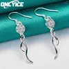 Dangle brincos charme 925 prata esterlina para mulheres casamento moda jóias 8mm zircão bola redonda gota presentes de natal