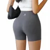 Kobiety Seaml Yoga Shorts Spring Summer Hip Hipting Przysady Wysoka elastyczna fitn nogi szybkie suszące jazdę na rowerze