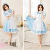 Halen Costume da donna per adulto Anime Alice In Wderland Blue Party Dr Alice Dream Donna Sissy Maid Lolita Cosplay v37y #