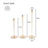 Candles European Style Metal Candle Holders Simple Golden Wedding Decoration Bar Party Living Room Decor Home Decor Candlestick