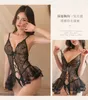 Hot Donna Sexy Lingerie Babydoll Cameriera Dr Uniforme Costume Gioco di ruolo Lingerie sexy Cosplay Pizzo Costumi porno Halen Sposa c5Cu #