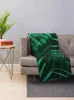 Dekens tropische varen bovenste regenwoudbladeren gooien deken ultra-soft micro fleece voor sofa dunne velours