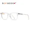 Occhiali da sole HONGMEI Occhiali da vista da uomo Design semplice Prescrizione Montatura da vista unisex personalizzata Prescrizione da lettura da donna