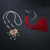 Kettingen Prachtige Hanfu Kwasten Ketting Lange ketting Unieke charme Oud Chinees voor vrouw meisje