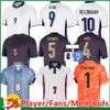 24 25 Camisa de futebol Bellingham Kane 2024 Euro Copa da Copa da Copa da Copa da Inglaterra Equipe Nacional Home Rashford White Away Men Kit Kit Women Saka Rice Foden S-4xl 2025 2023