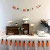Partydekoration Gemüse Karottenschmuck realistisch helle Farbe leicht zu hängen Osterbanner Hanging Dekor