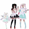 game Needy Girl Overdose KAngel Cosplay Needy Girl Overdose Ame Chan Cosplay Costume Lolita Maid Dr Party Costume Anime Cos p0Lr#