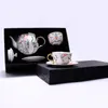 Teaware Sets Afternoon Tea Set For Gift Box 1Tea Pot And 2 Cup Saucer European-style Home Luxury Bone China Exquisite Coffee