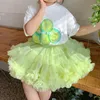 Girls Tutu Skirts Tulle Summer Kawaii Kids Baby Princess Short Shords Childrens Birthday Party Costa