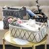 Baskets Felt Storage Basket Desk Organizer Toy Basket Storage Bins Makeup Organizer Basket Desktop Wooden Handle Storage Organizer Box