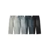 CATTEE New American Trendy Washed Straight Leg Jeans for Men's Versatile Loose and Simple Casual Pants Trendy