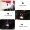 Colliers de chien 4 PC sûrs pour voiture collier LED pour animaux de compagnie bouton extérieur étiquette de sécurité clignotants lumières Flash