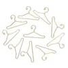 Hangers 40 Pcs Hanger Clothes Miniature For Hanging Rack Alloy House Dress Apparel Small
