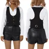 2023 Gilet sec pour femmes Racerback Gilet Automne Tuxedo Costume Gilet Vintage Steampunk Jacquard Veste Punk Style Corsetier I0XG #