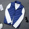 Nuovo gilet ultraleggero da uomo Sleevel Giacca slim da uomo Gilet leggero antivento caldo gilet portatile P7ep #