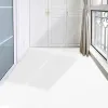 Autocollants muraux blancs purs, carreaux muraux auto-adhésifs en Pvc, imperméables, essentiels de salle de bains, décoration murale surnaturelle