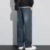 Vêtements Nouveau Design Cott Jeans Hommes Baggy Taille Élastique Cargo Denim Pantalon Travail Large Jambe Pantalon Coréen Mâle 4XL W9Rc #