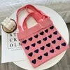 Evening Bags Woven Female Handbags Large Capacity Winter Knitted Boho Casual Tote Purses 2024 Fashion Women Shoulder