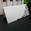 Brushes 10100pcs Laser Cut Seat Card Table Number Name Card Place Cards Wedding Baby Shower Birthday Party Decoration 5z