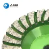 Tang Zlion 4 "GRIT 30# Diamond Cup Wheel Silent Core Turbo Cup Slipning Aluminium Base slipverktyg för betonggranittråd M14