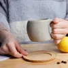 Tasses créatives en céramique, tasse à café, fleur de tulipe rose, tasse à thé, assiette à gâteau de l'après-midi, Assiettes de Mariage, accessoires de cuisine