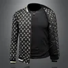 2024 Lüks Tasarımcı Erkek Ceket Bahar Sonbahar Ceket Moda Ceketleri Spor Rüzgar Derecesi Sıradan Fermuarı Paltolar Adam Desen Baskı Dış Giyim Giyim Boyutu M-5XL