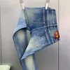 Neue Männer Jeans High-End-Retro Nostalgie Gerade Bein Männer Hosen Mi Casual Slim-Fit Versi Busin Stretch Denim Hosen O2Vw #