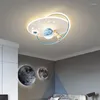 Luzes de teto luz infantil moderna led quarto decoração para casa meninas e meninos luminárias de quarto