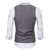 Smart Casual Anzug Weste Männer Busin Weste Weste Männer Fi Formale Dr Weste Anzug Einreiher Klassische V-ausschnitt Hochzeit Top B0UD #