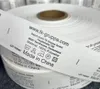 Aangepaste tekst gewaxte labels Scheurvast papier Handgemaakte naam Merk Wasverzorging Kleding naaien voor kleding Bedrukte kledinglabels 240325