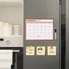 Çıkartmalar kuru silme takvim seti manyetik beyaz tahta planlayıcısı duvar etiketleri mutfak mesaj panosu notları hafta ayı liste notu organizatör