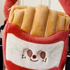 Tasche Mädchen Niedliche Umhängetaschen Reißverschluss Hamburger Kleine Tragetasche Verstellbarer Riemen Plüsch Cartoon Für Einkaufsbummel Hobo