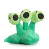 18 cm Plants vs Zombies Peashooter Plüschtierpuppe Niedliche Schneeerbse Threepeater Plüsch Weiche Stofftiere Geschenke für Kinder Kinder 240328