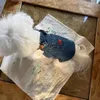 Vêtements pour chiens Robe en denim pour animaux de compagnie pour petits vêtements de mariage princesse printemps été jupe d'impression douce douce